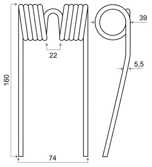 Dent 9380401 KRONE
